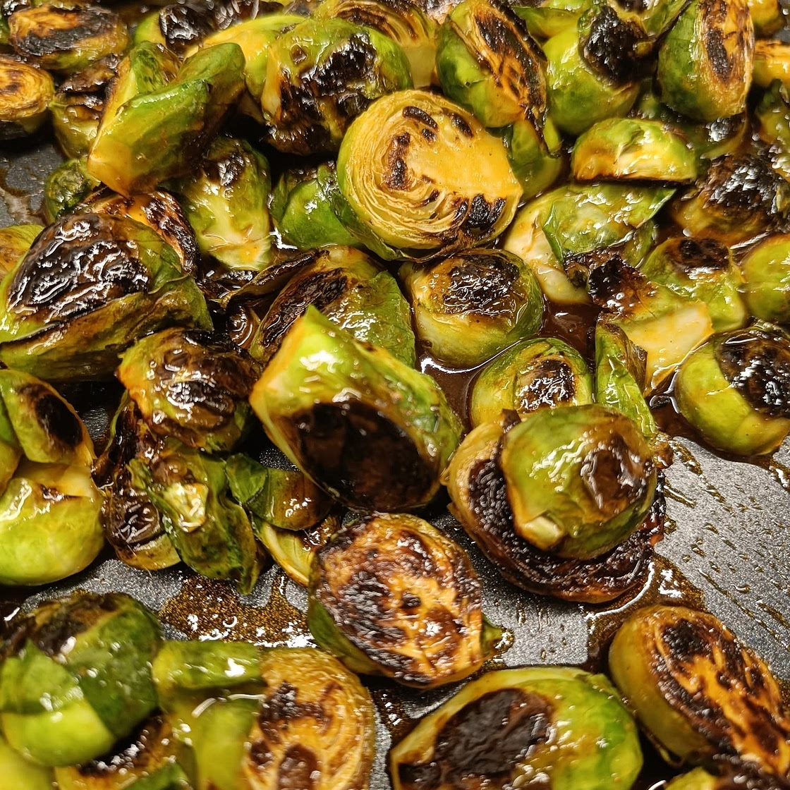 Honey Sriracha Brussels Sprouts