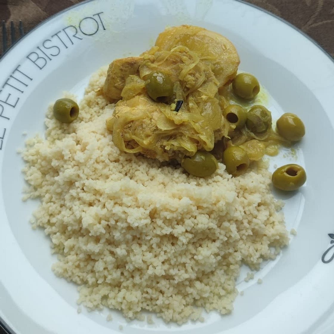 Tajine de poulet olives et citrons confits
