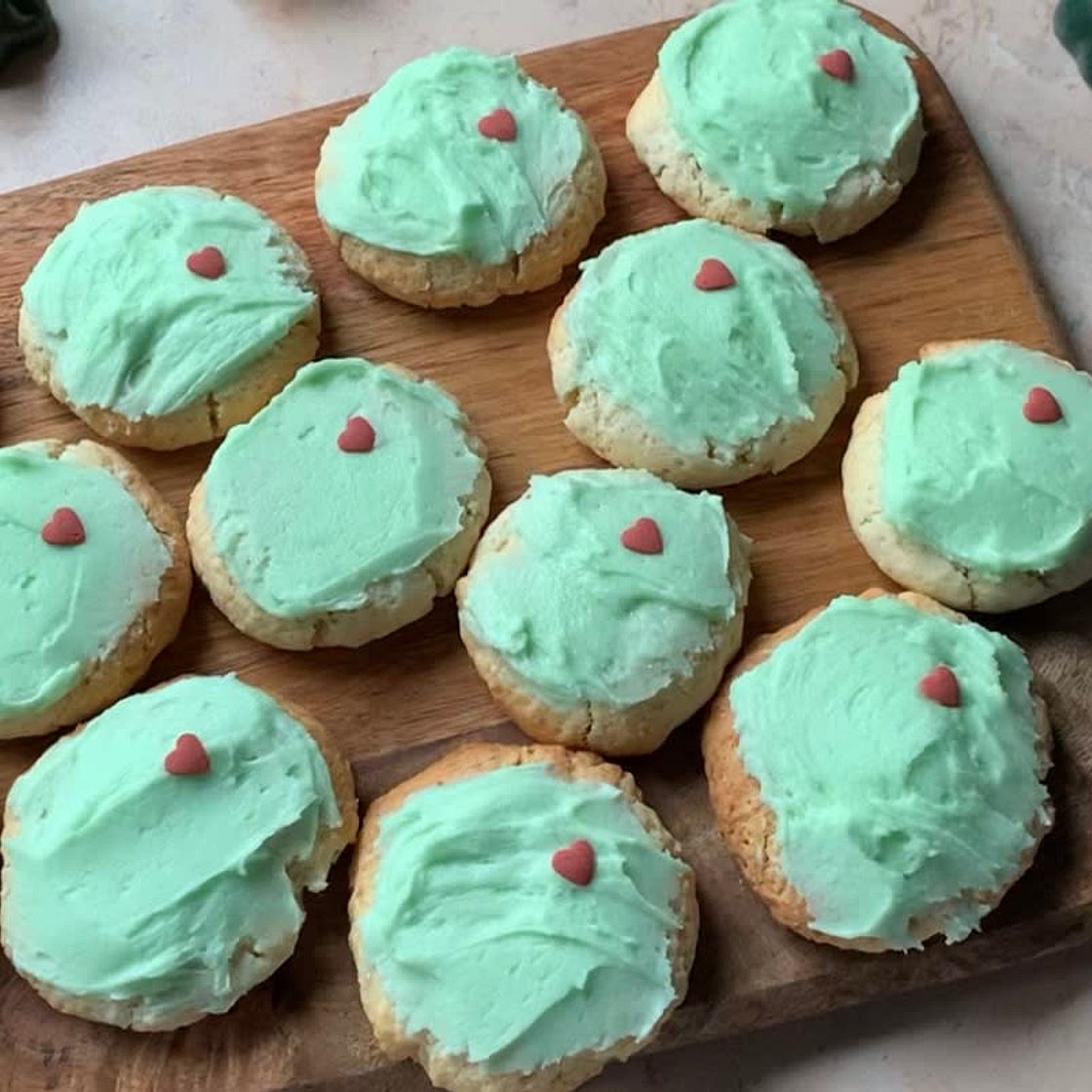 Grinch cookies 💚