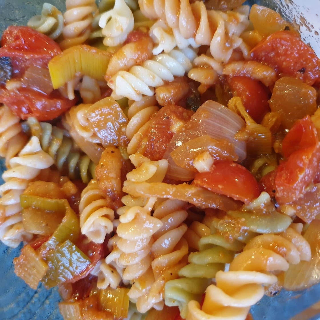 Shrimp pasta