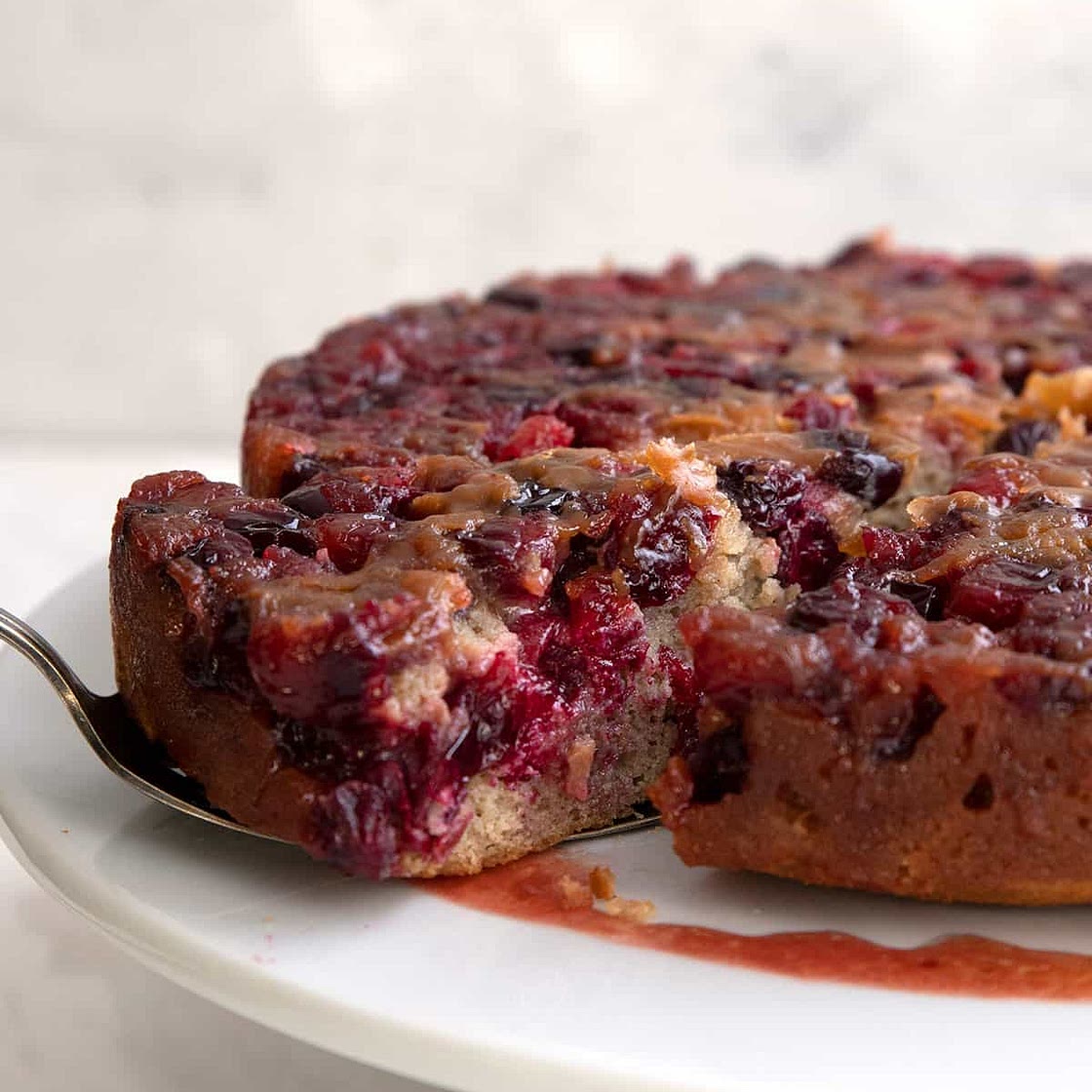 Cranberry Upside Down Cake Recipe