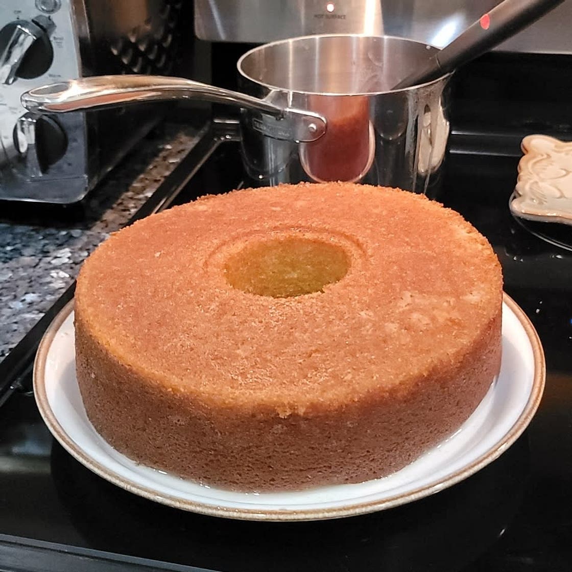 Homemade Spiced Rum Cake