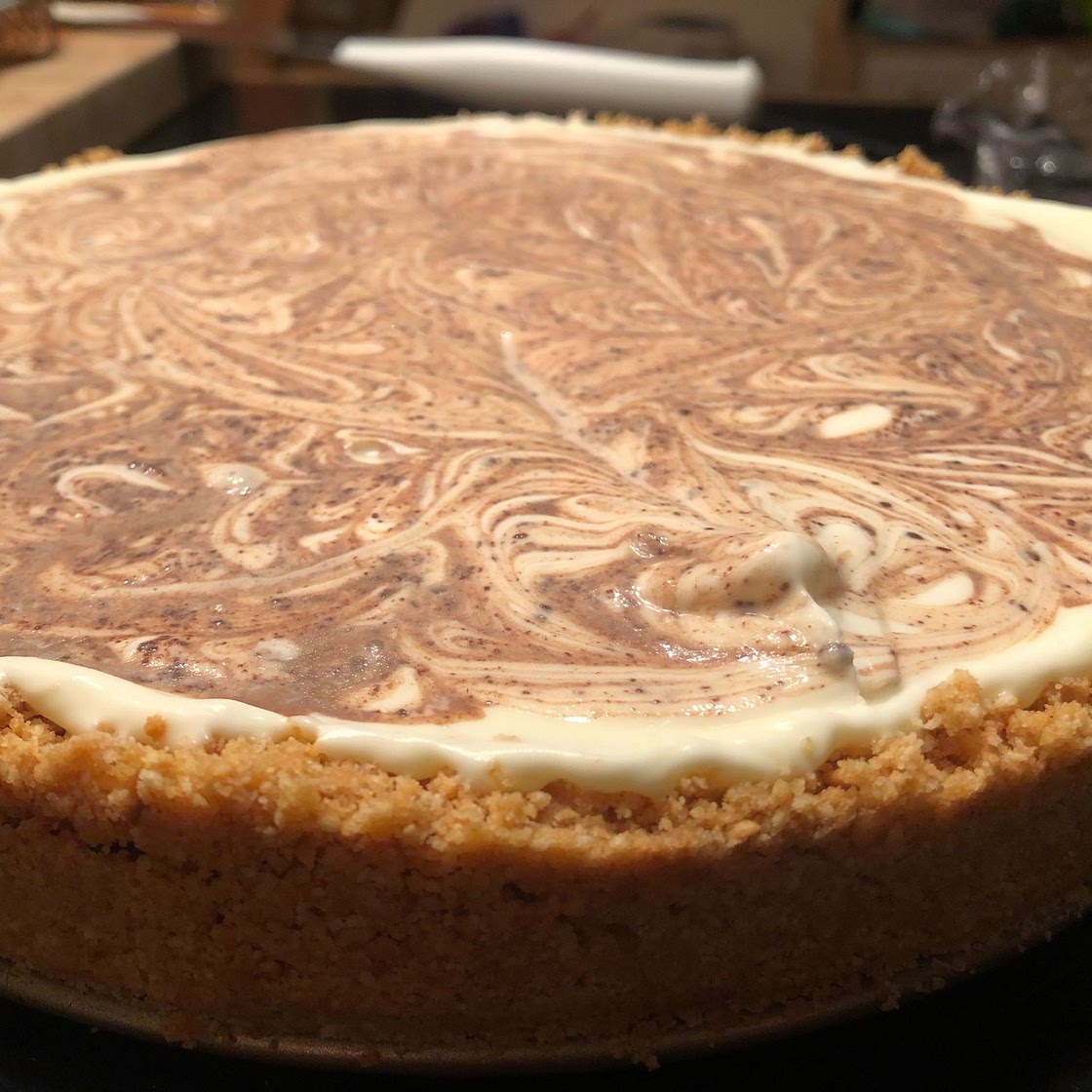 No Bake Mascarpone Cheesecake