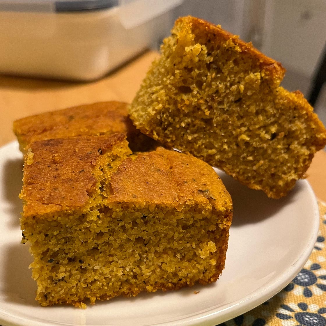 Vegan Pumpkin Cornbread