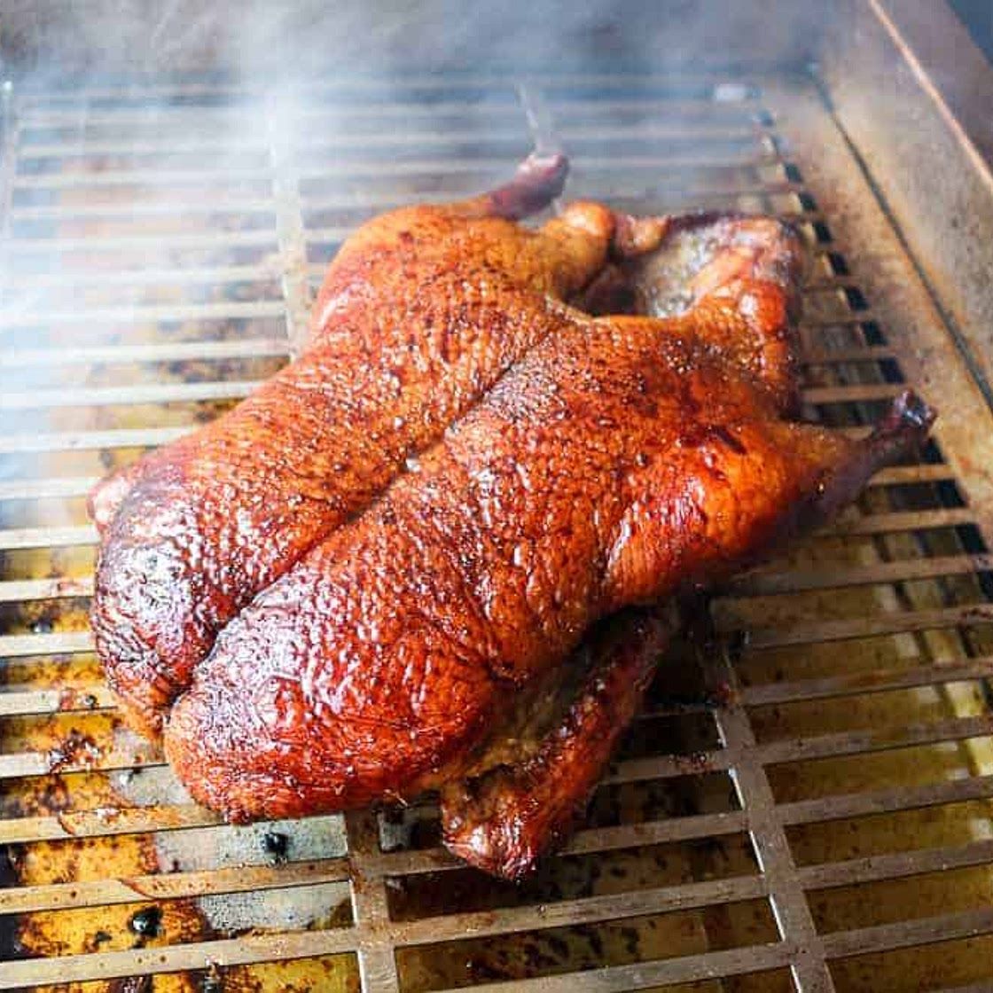Slow Smoked Duck