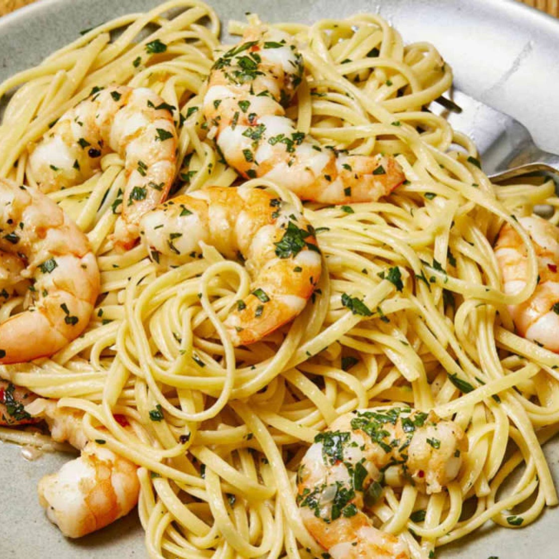 Ma’s Shrimp Scampi