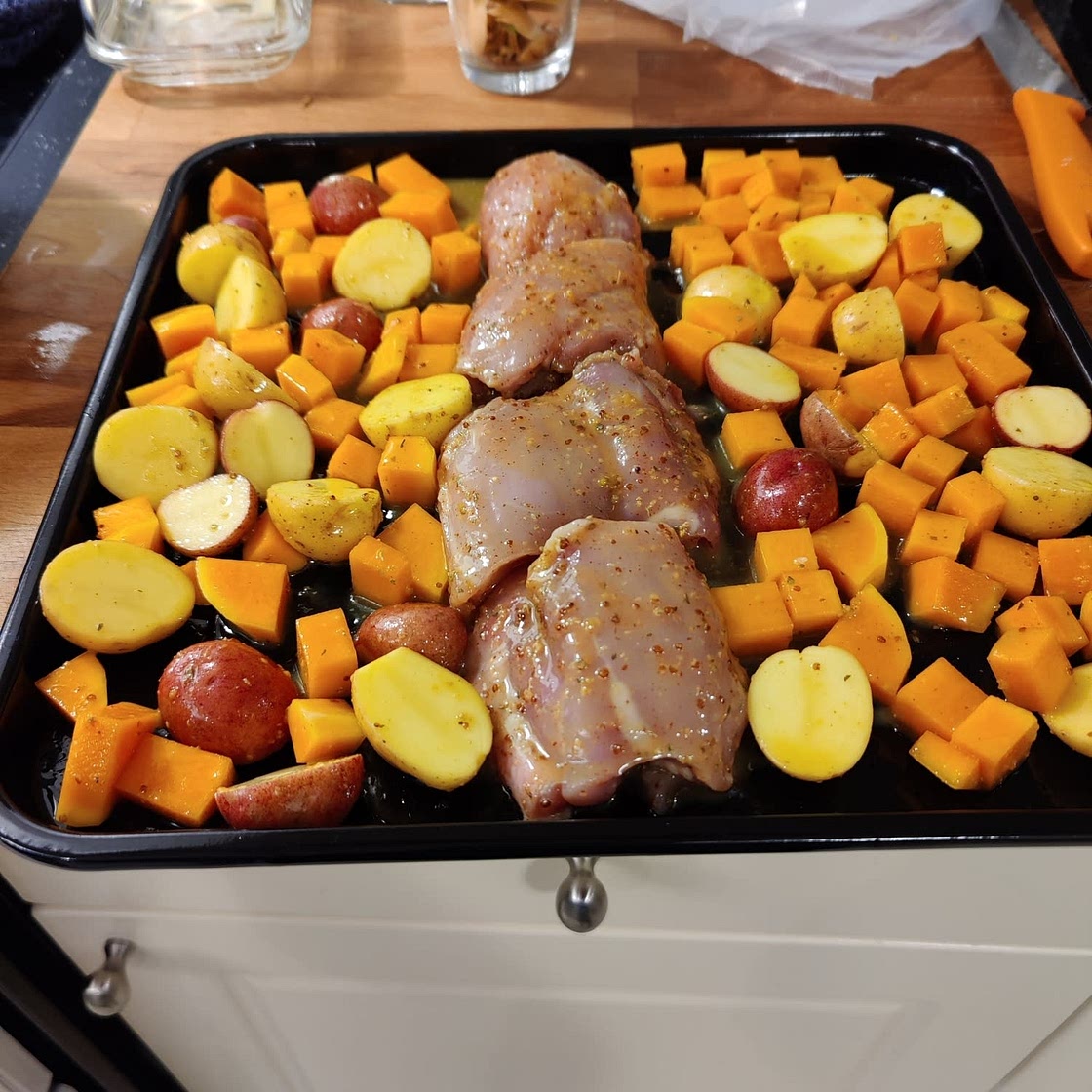 Low FODMAP Maple Mustard Chicken with Rosemary