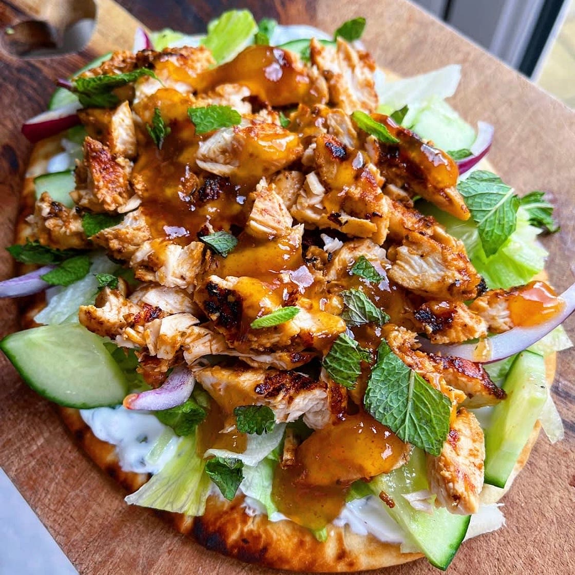 Chicken Tikka Flat Bread