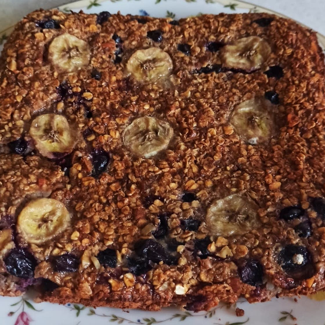Peanut Butter Banana Baked Oats