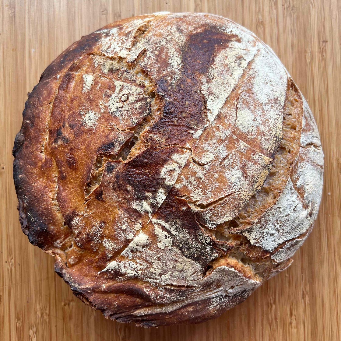 75% Whole Wheat Sourdough
