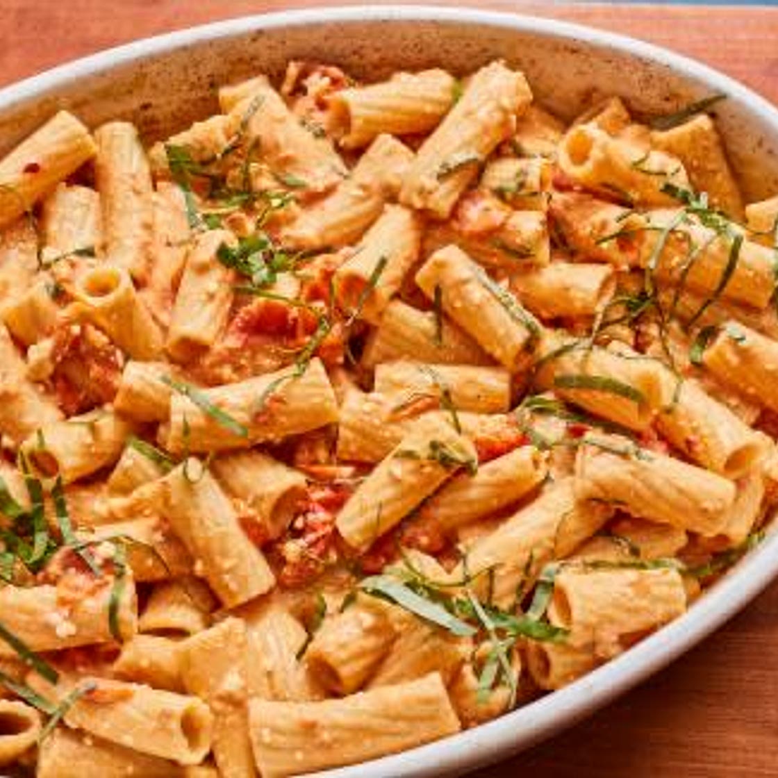 Copycat Vegan Tiktok Feta Pasta