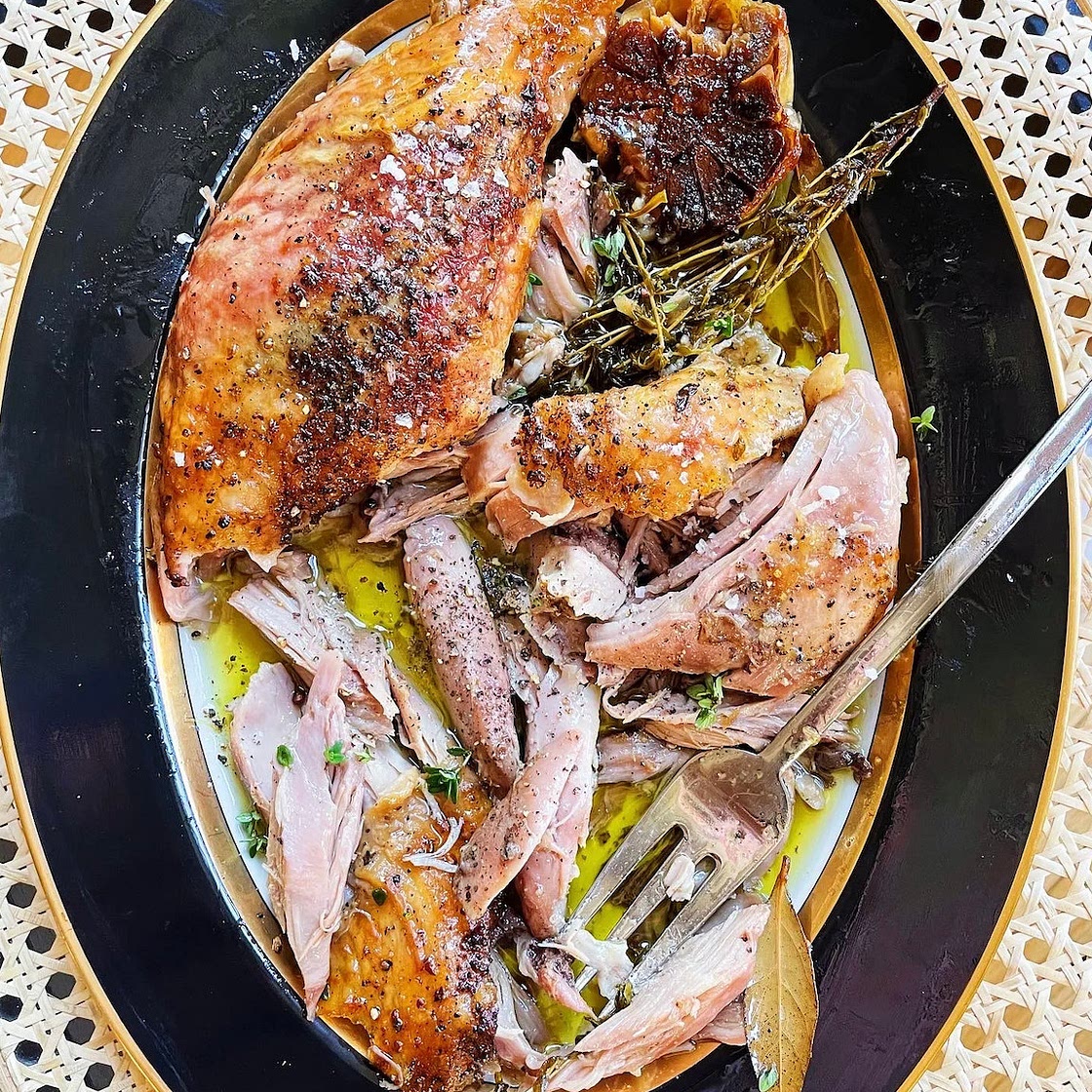 Slow Roasted Turkey Legs with Garlic and Herbs — Alison Roman