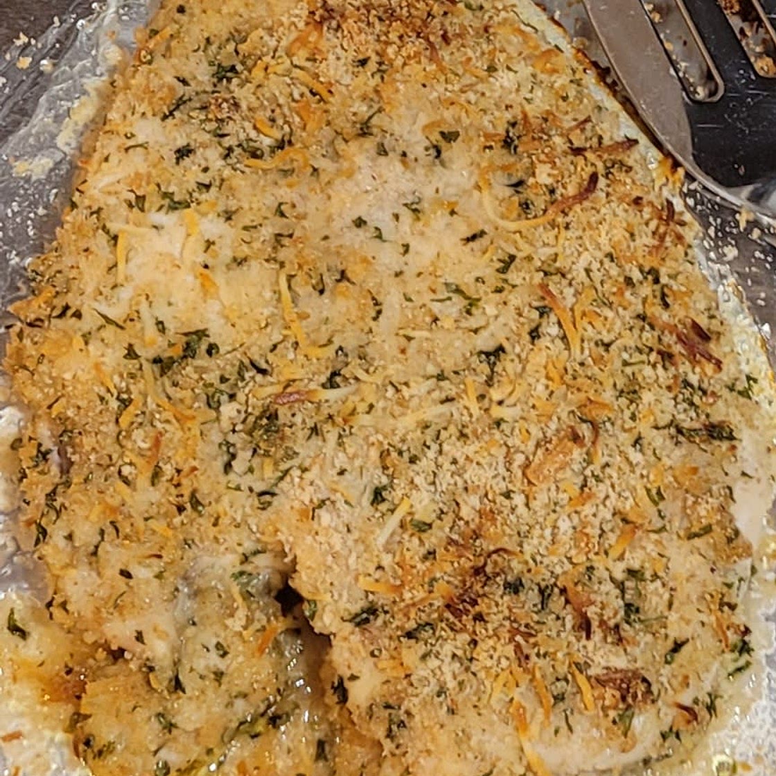 Oven Fried Chicken Parmesan