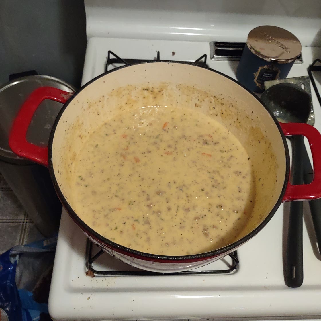 Cheeseburger Soup