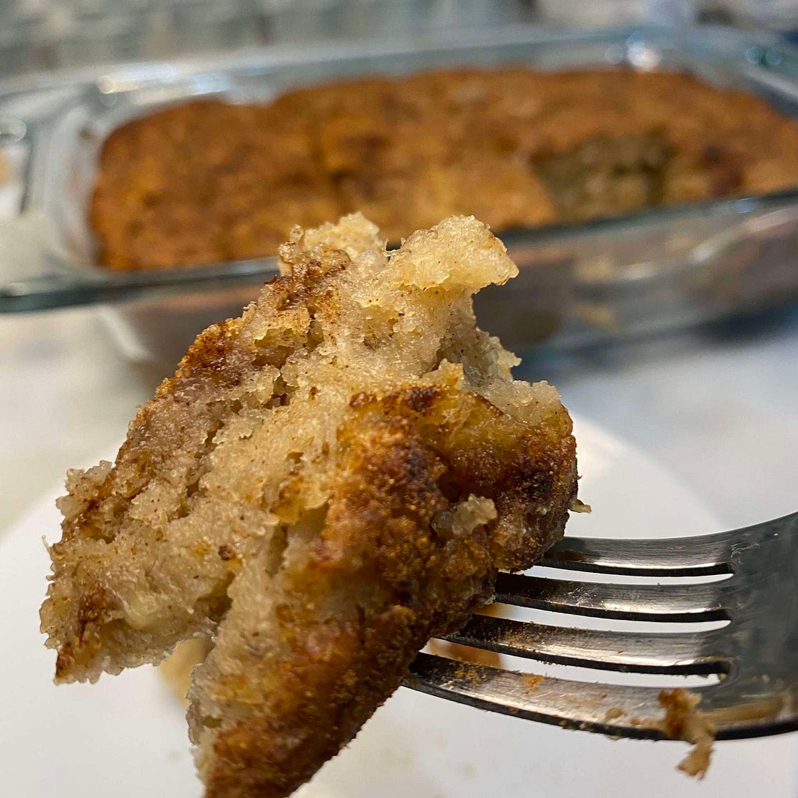 Greek Yogurt Banana Coffee Cake 