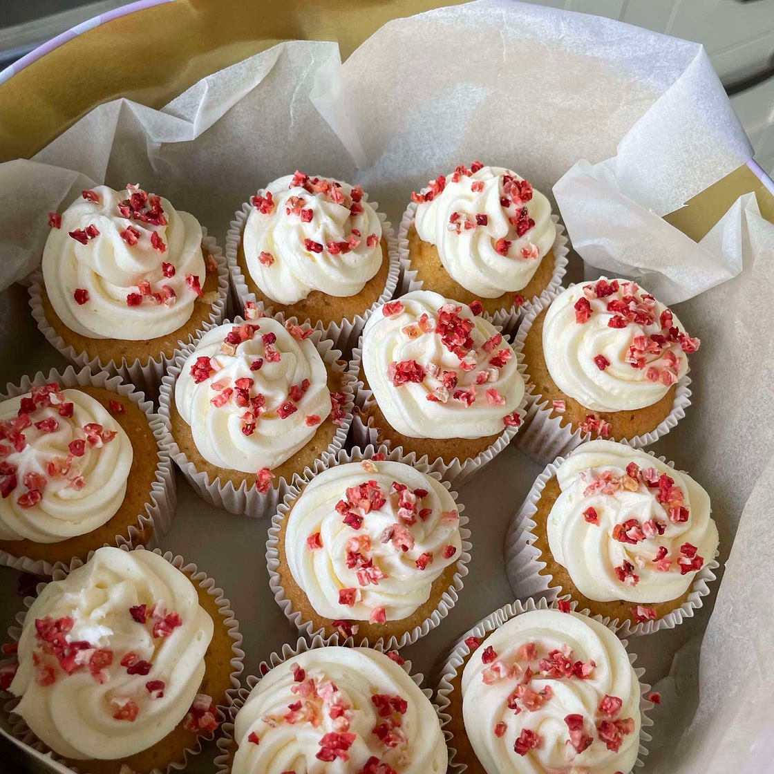 Jam & Buttercream Cupcakes