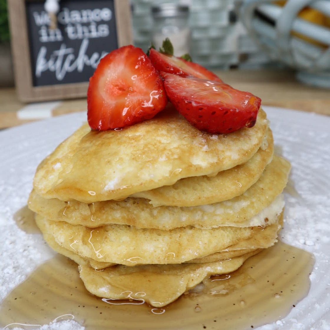 Healthy Japanese Soufflé Protein  Pancakes