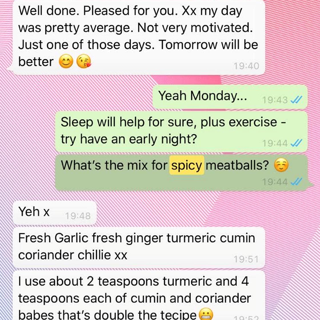 Spicy meatballs 