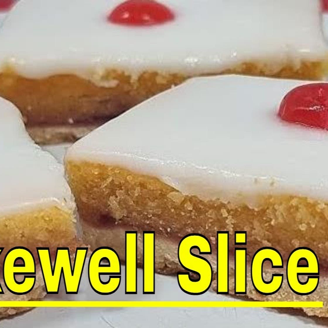 Best way to make a Raspberry Jam Bakewell Slice at Home | Recipe