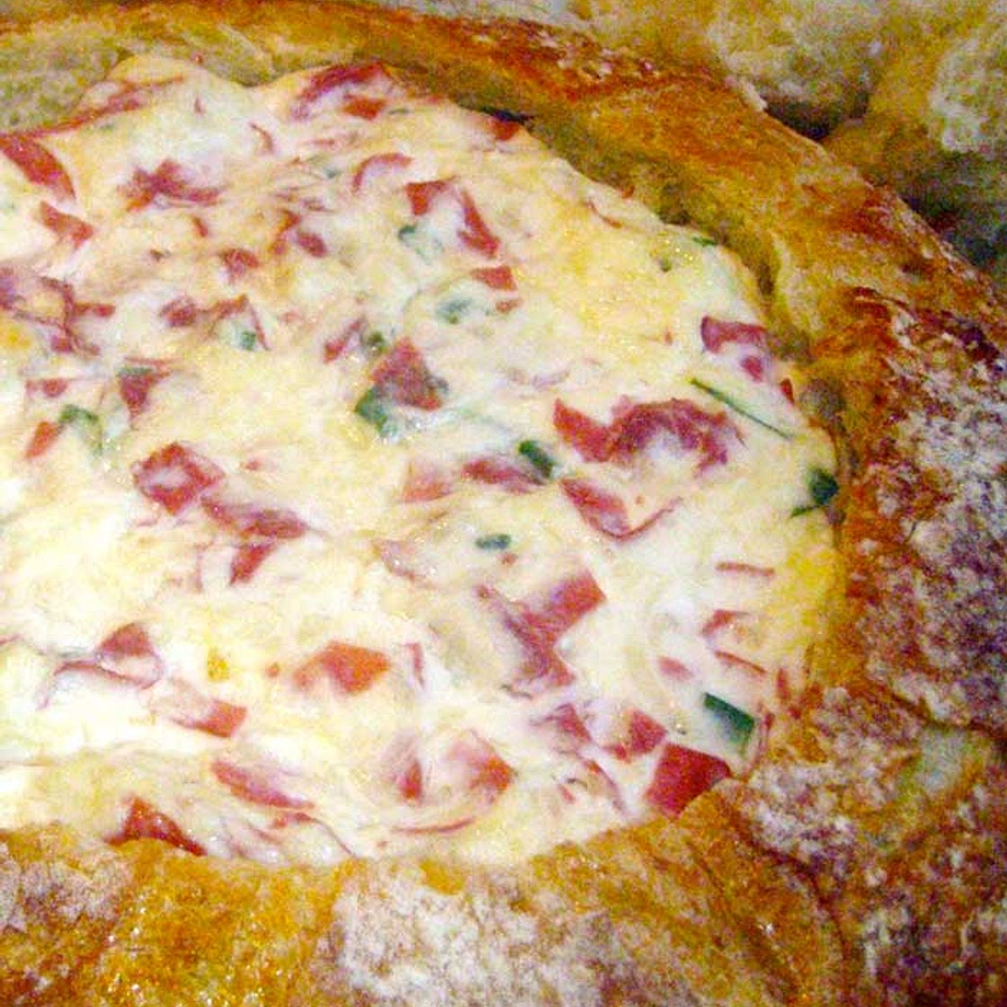 Reuben Dip in a Bread Bowl - The Cooking Mom