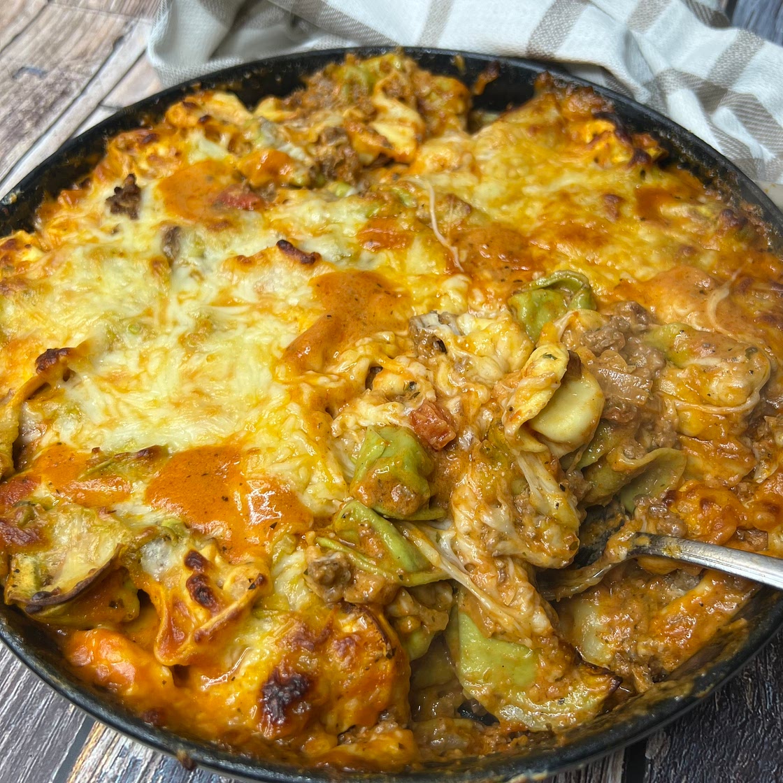 Creamy Tortellini Bake