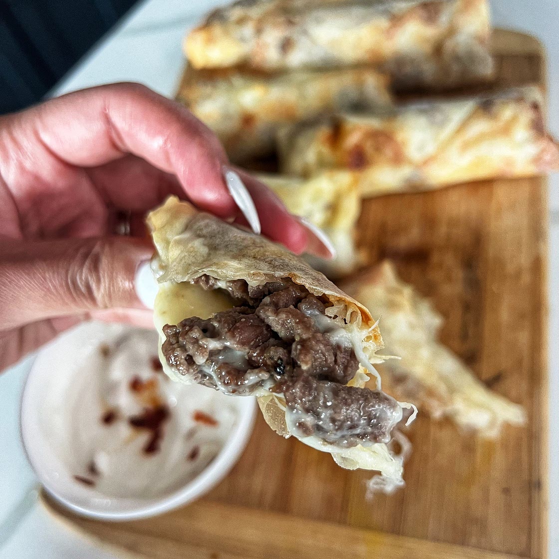 Cheesesteak Eggrolls — Angiela Eats - Quick, Easy, & Delicious Recipes