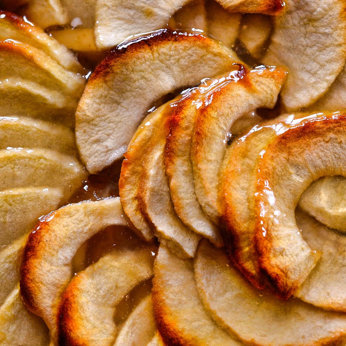 TARTE ANTI-OXYDANTE DE CATHERINE AUX POMMES VANILLE GINGEMBRE  REVISITEE DE BOCUSE