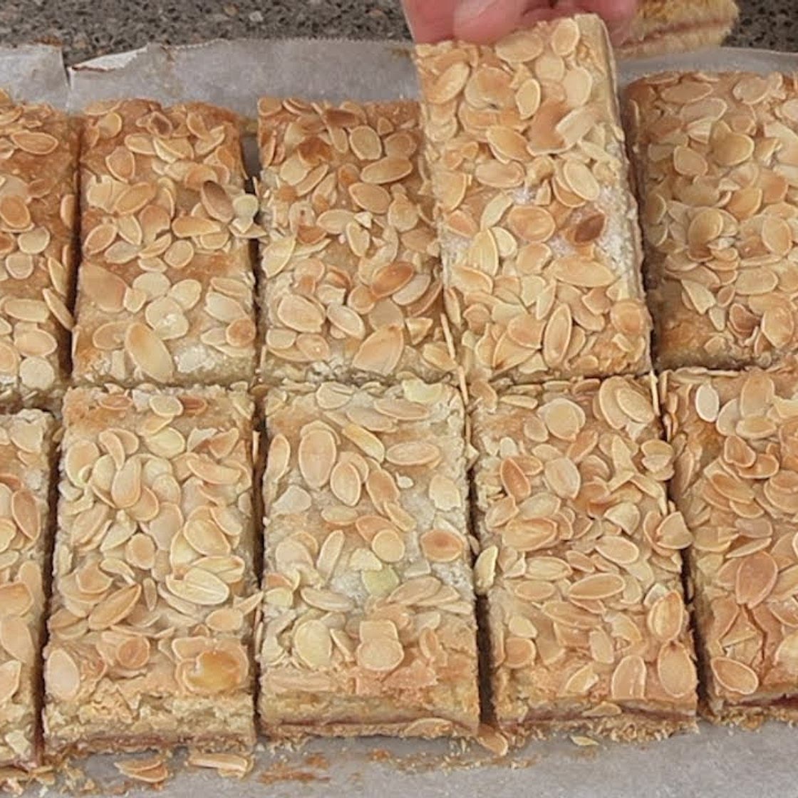 Best way to make a Traditonal Raspberry Jam Almond Slice at Home | Recipe