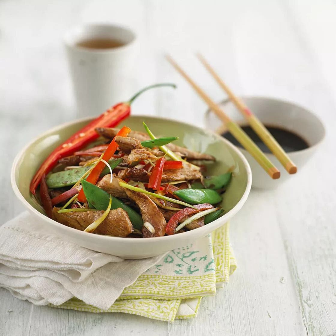 Chicken Stir Fry with Sugar Snap Peas