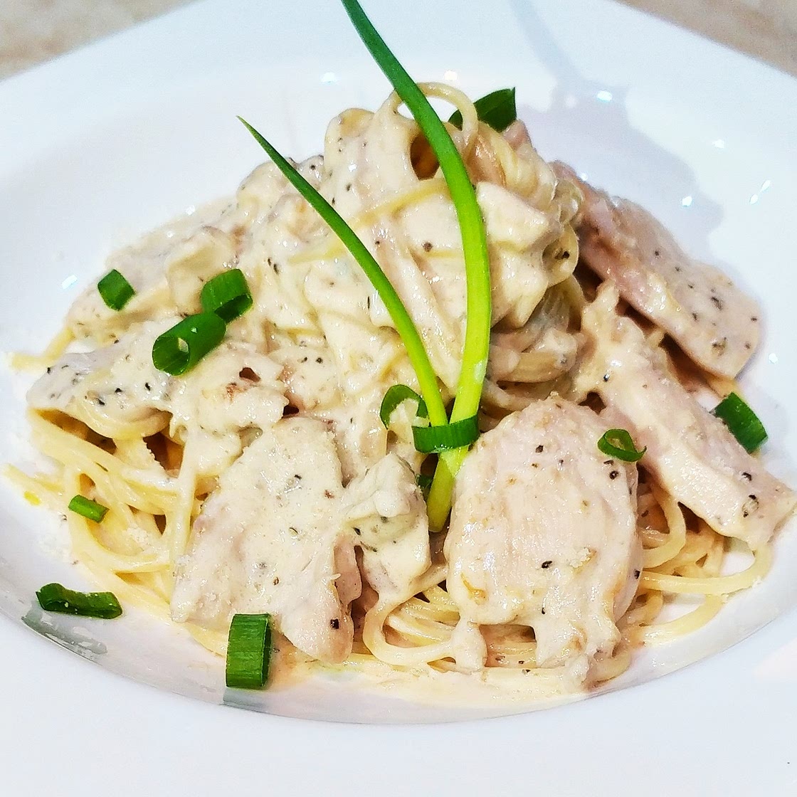Smoked Duck Spaghetti