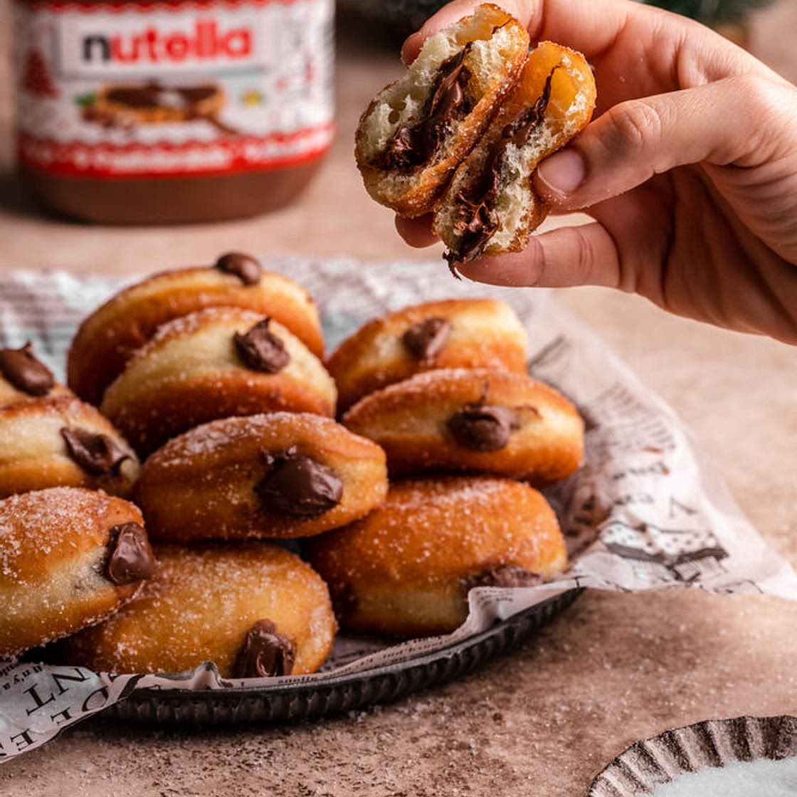Donuts with Nutella | Video Recipe The Feedfeed
