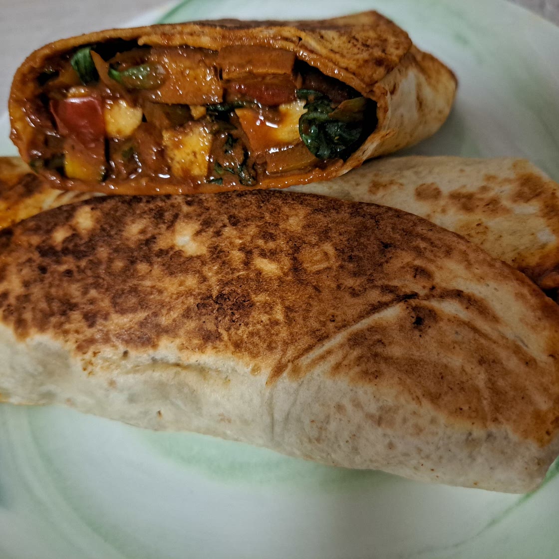 Tofu-Curry Wraps