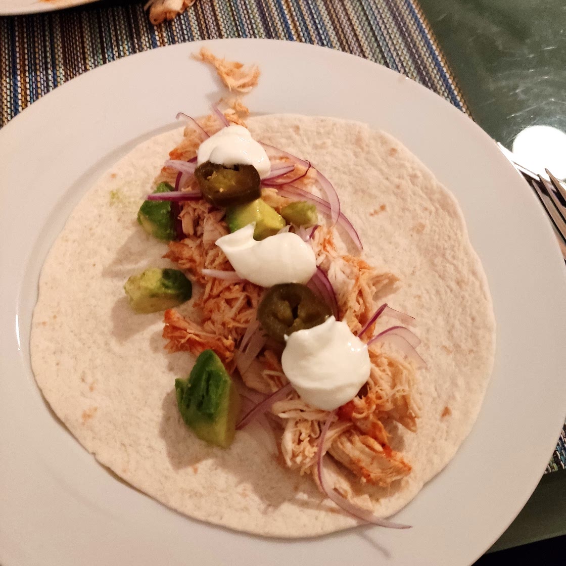 Instant Pot Spicy Chicken Tacos