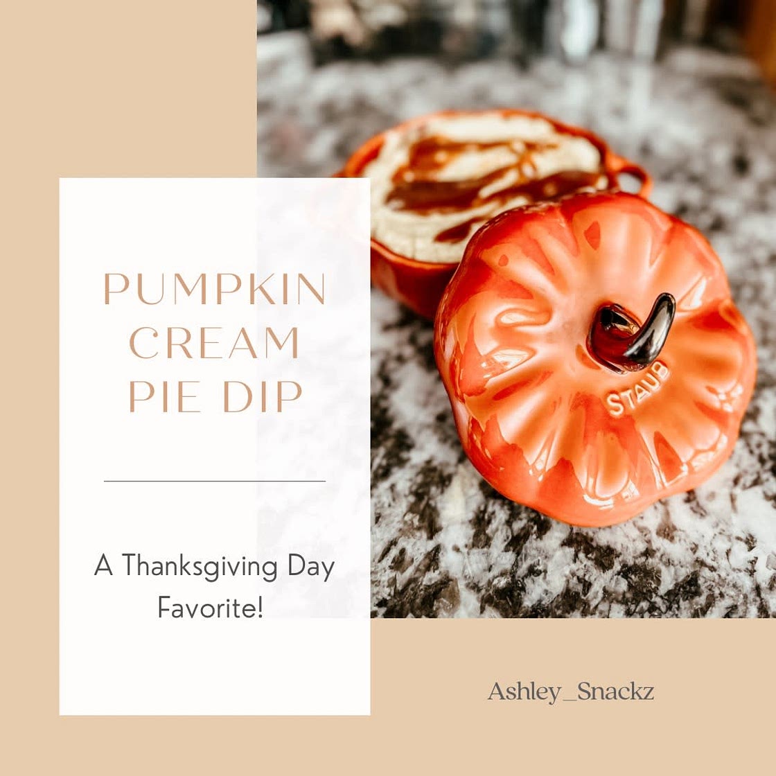 Pumpkin Cream Pie Dip
