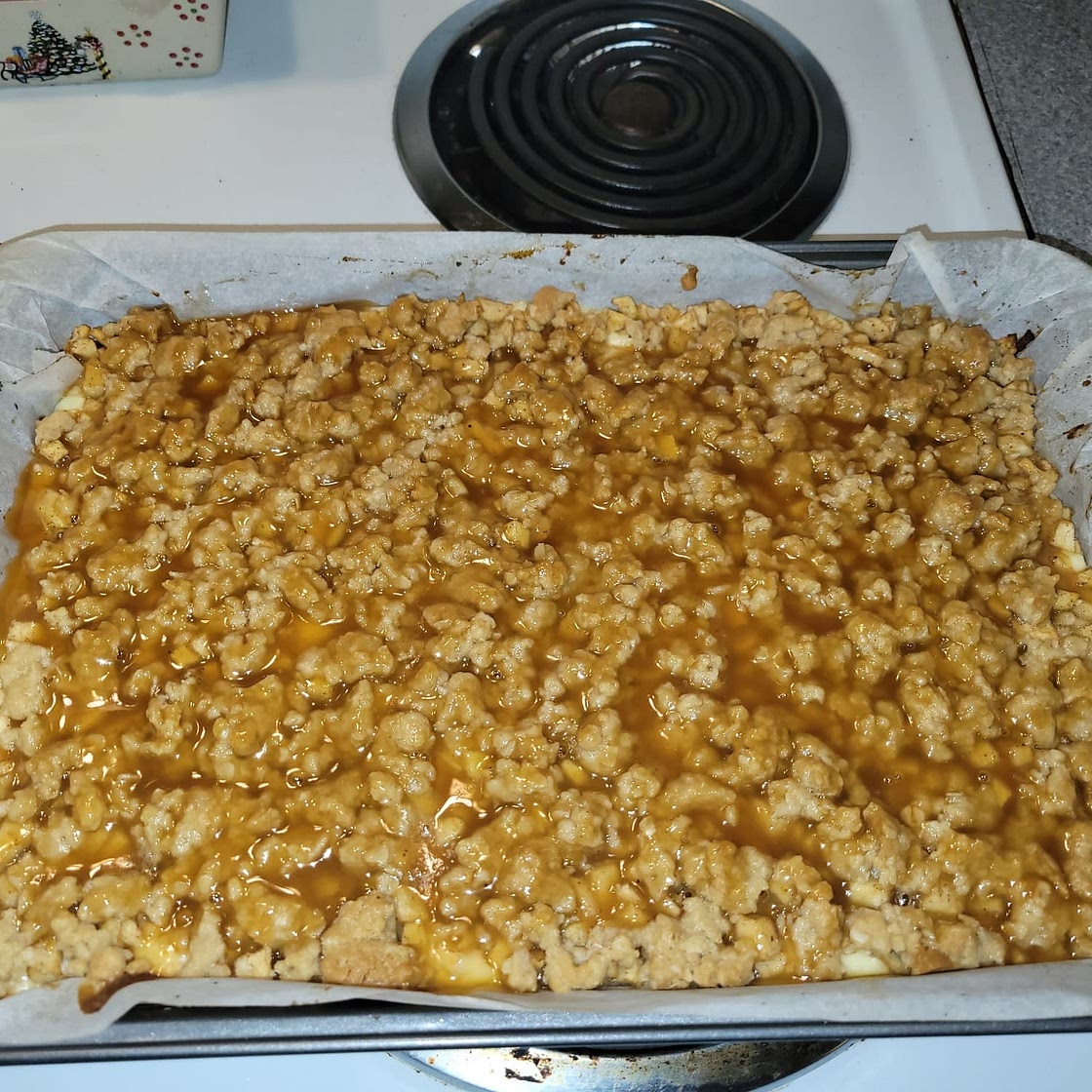 Caramel Apple Cheesecake Bars