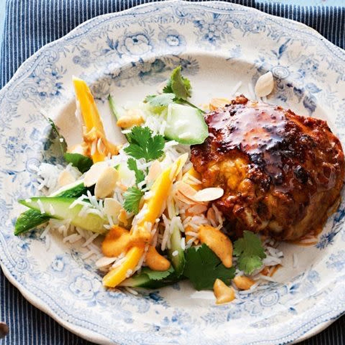 Mango Chicken rice salad