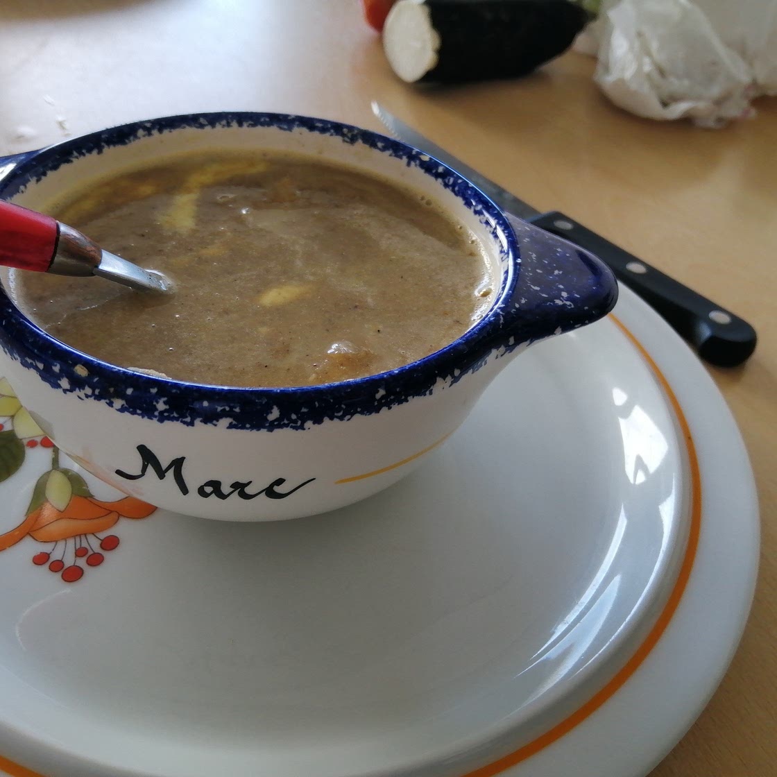 Soupe de poisson à la crème