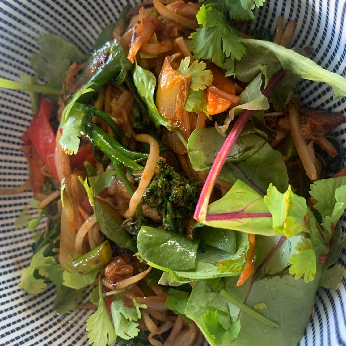 Korean Bean Sprout Stir Fry