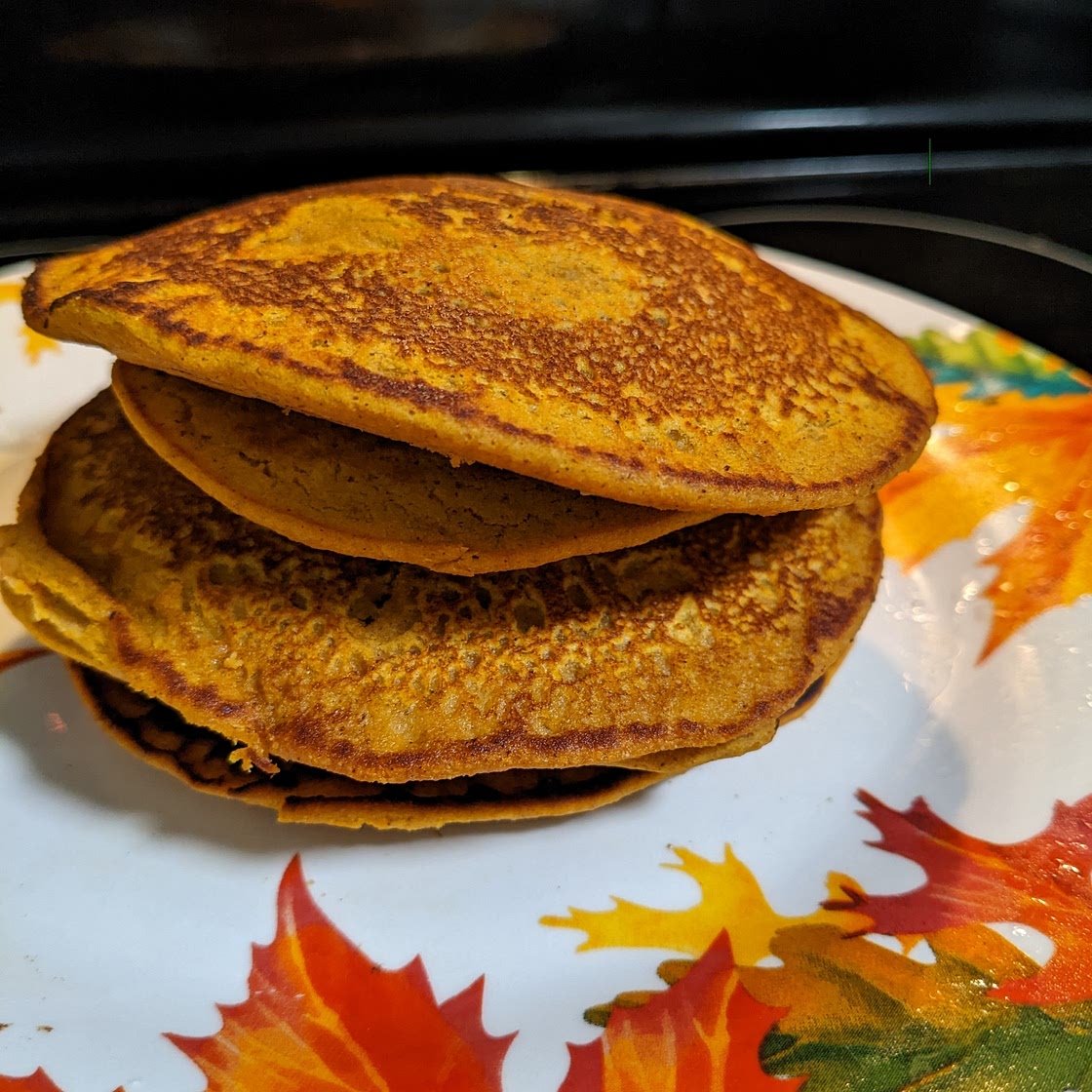 Pumpkin Protein Pancakes