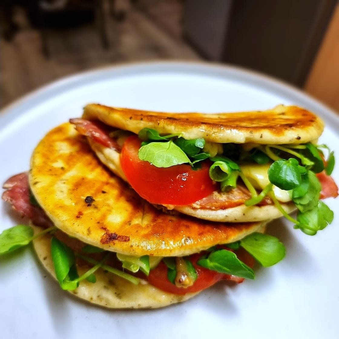 Cheesy Bacon Flatbreads | Slimming & Weight Watchers Friendly