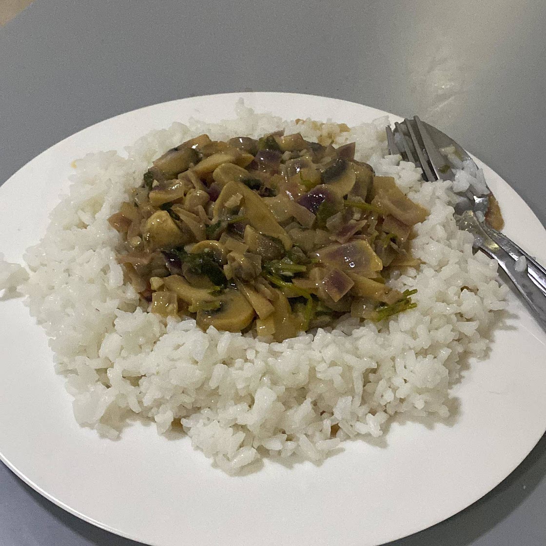 Mushroom stroganoff 
