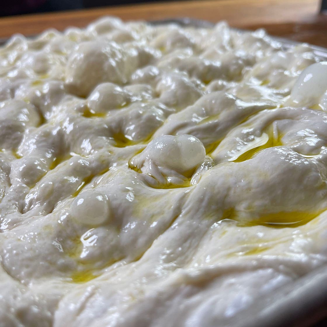 Focaccia 80% hydration 