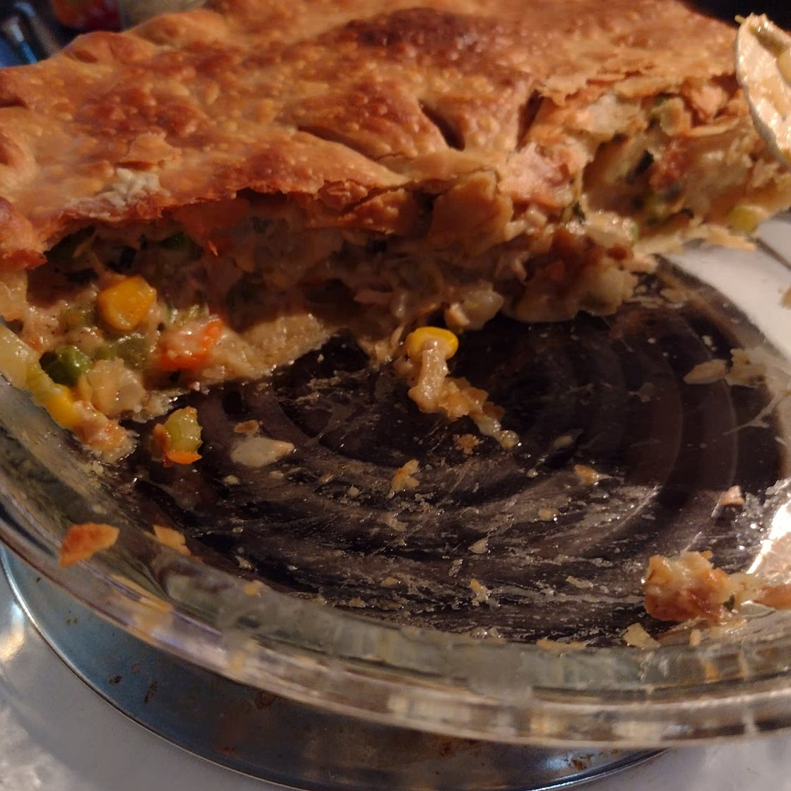 Dad's Leftover Turkey Pot Pie