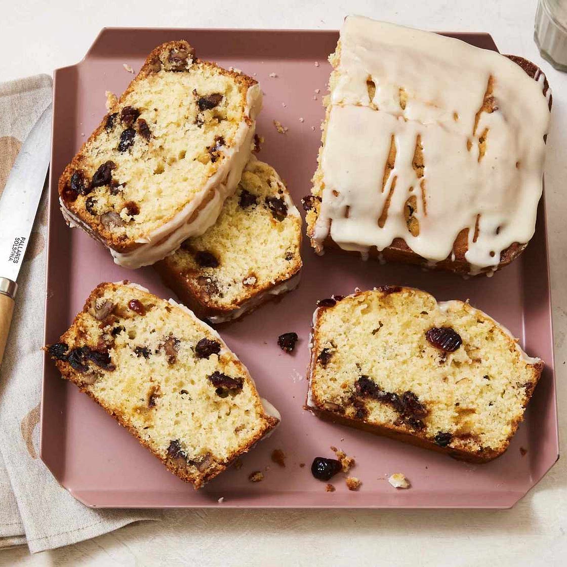 Cranberry Eggnog Bread