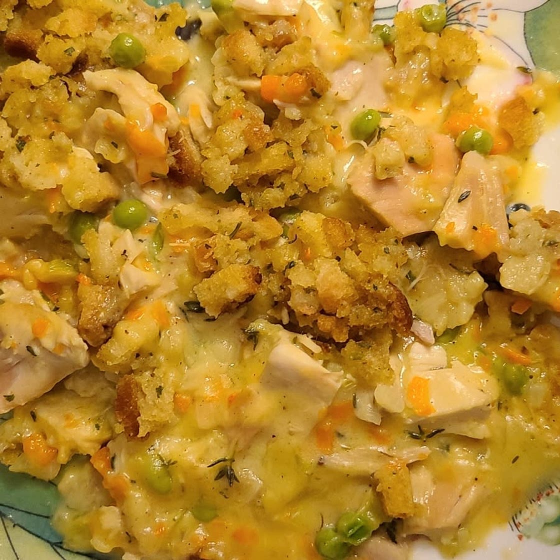 Chicken and Stuffing Casserole