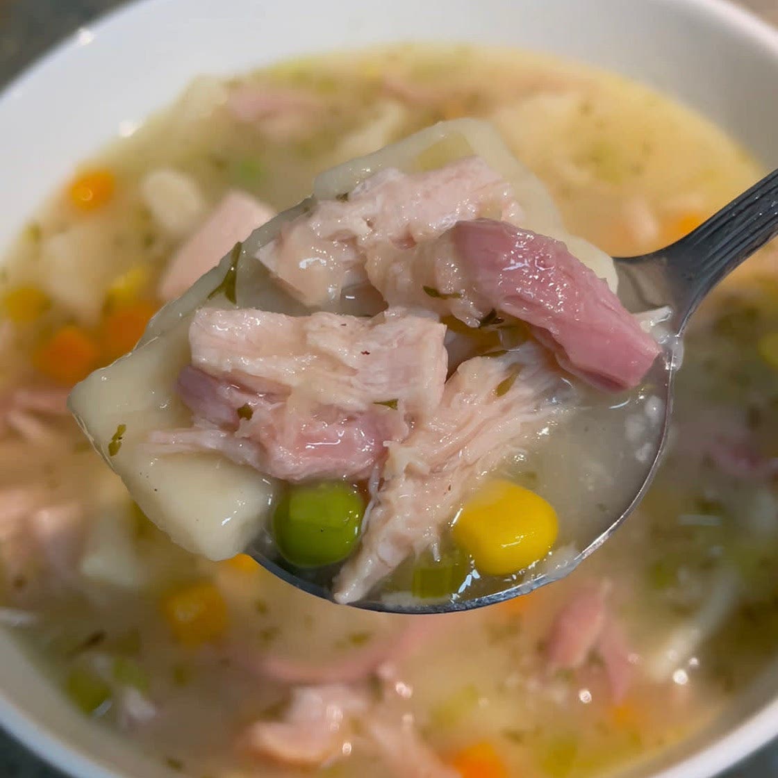 Turkey Dumplings Soup