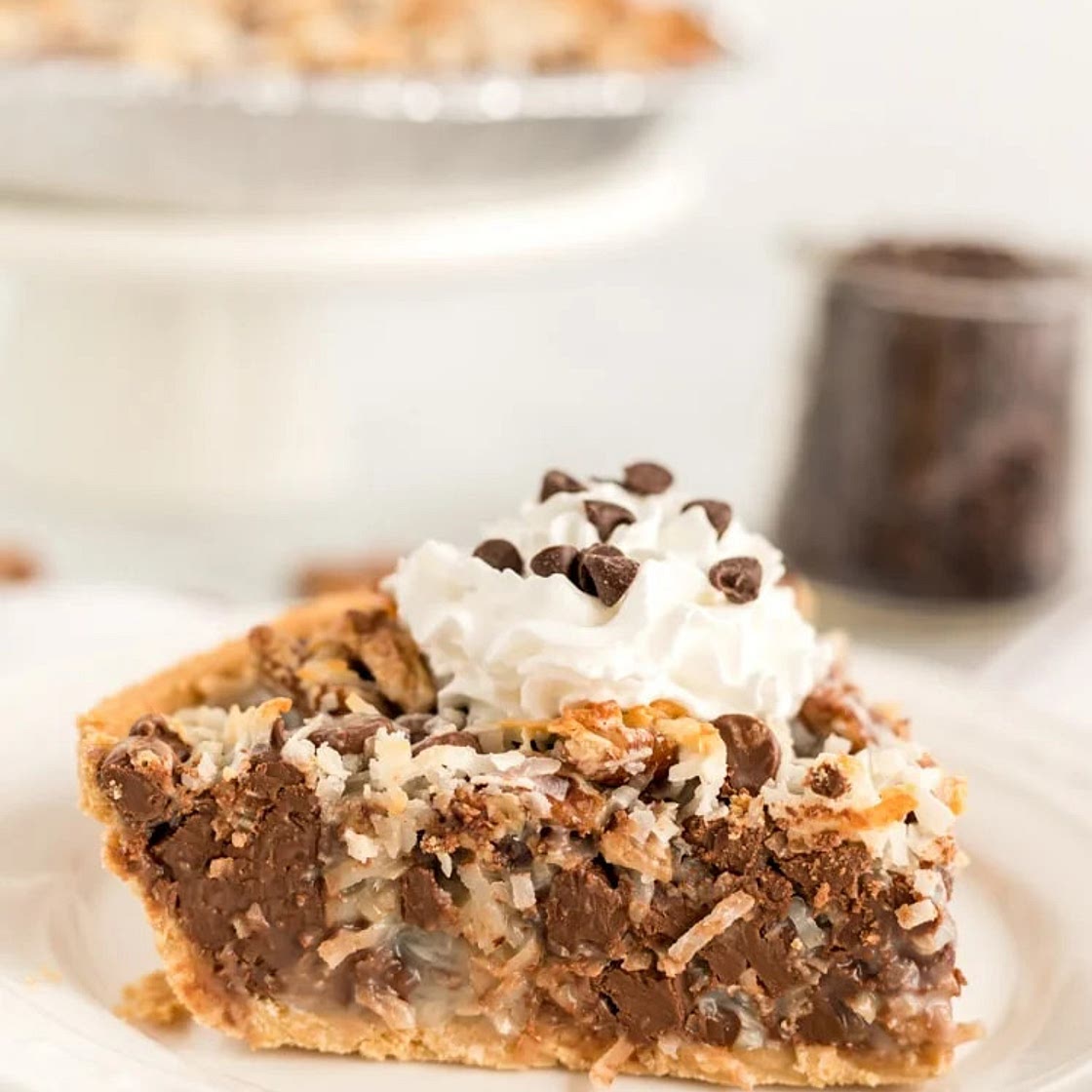 CHOCOLATE CHIP COCONUT PIE