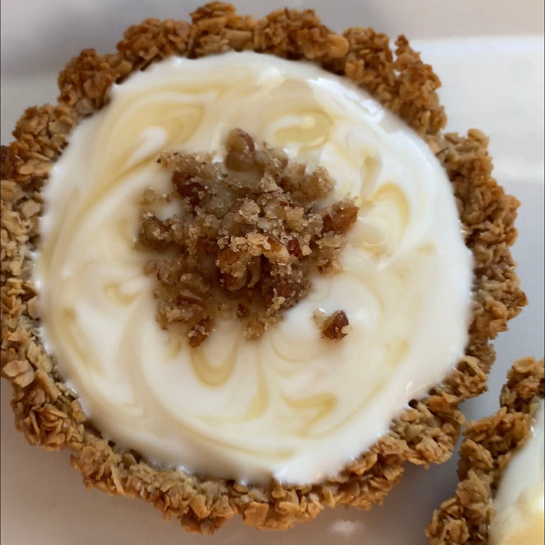 WIC Approved Granola Tart