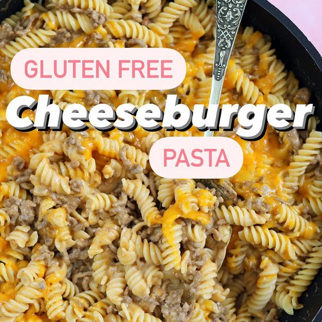 Glutenfreie Cheeseburger Pasta
