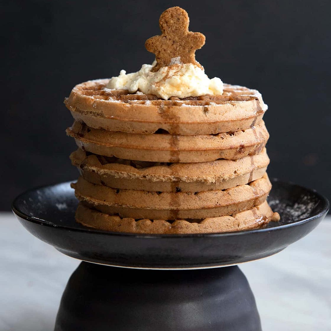 Keto Gingerbread Waffles Recipe